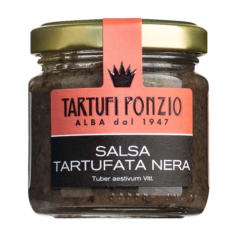 Salsa Tartufata nera mit Sommertrüffeln von Tartufi Ponzio, 80 g