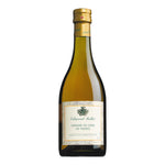 Eine 500-ml-Flasche Fallot, Bourgogne Cidre-Essig von Edmond Fallot, mit goldenem Etikett und grünem Verschluss.