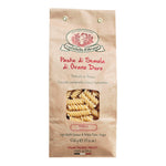 Ein brauner 500g-Beutel Fusilli Hartweizennudeln von Rustichella von Rustichella d'Abruzzo S.p.A., hergestellt aus Hartweizengrieß in Italien.
