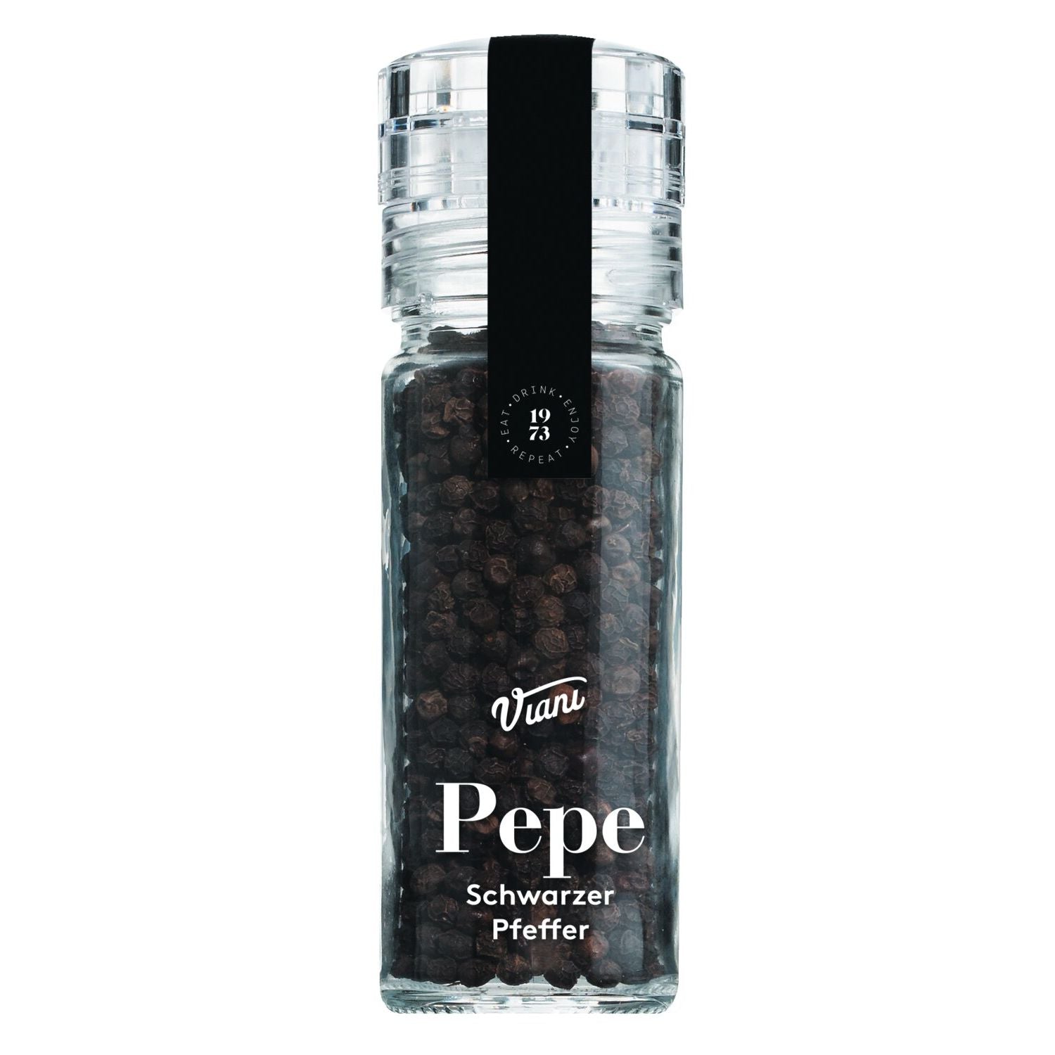 Pepe nero - schwarzer Pfeffer in der Mühle von Viani, 50 g