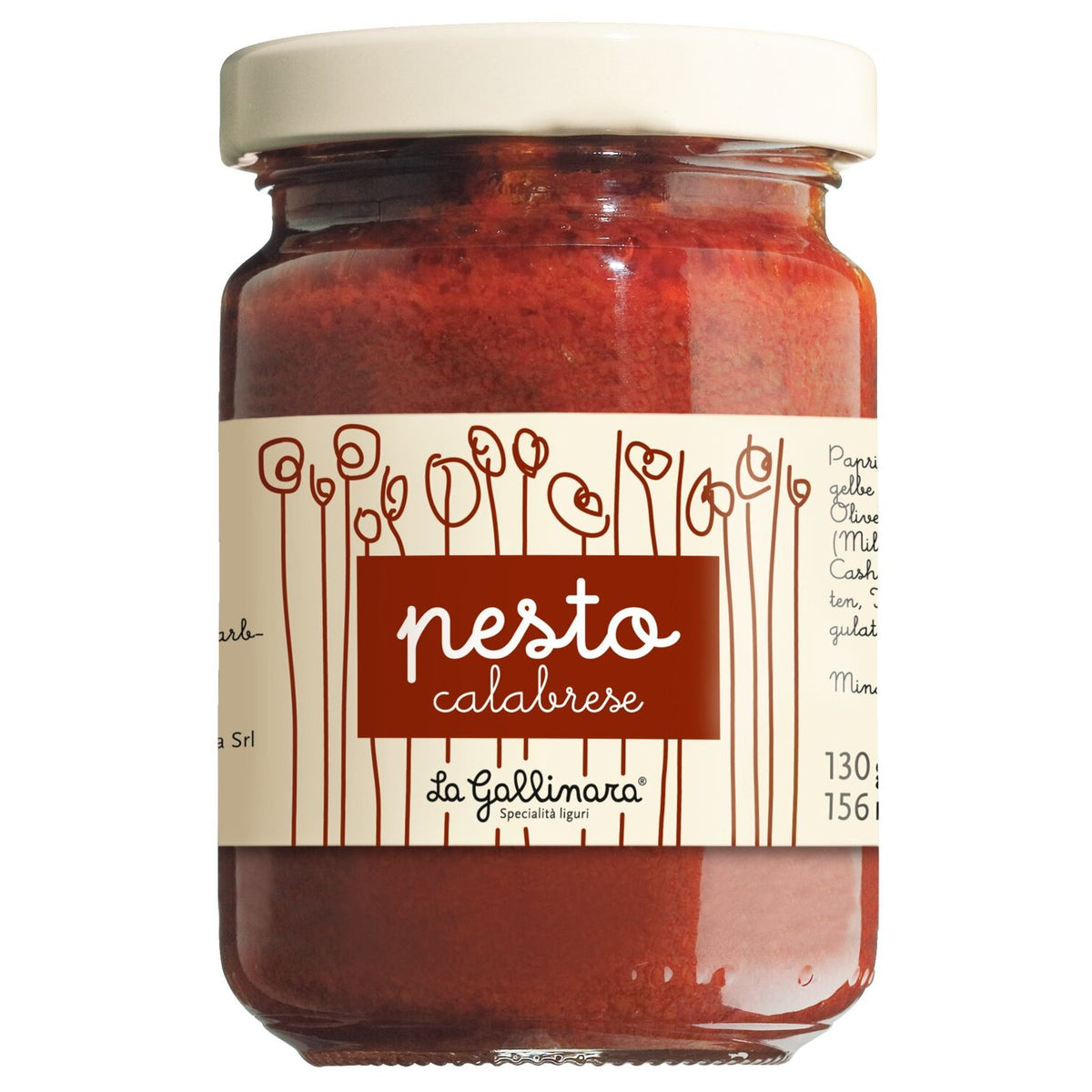 Pesto Calabrese mit Paprika & Chili von La Gallinara, 130 g