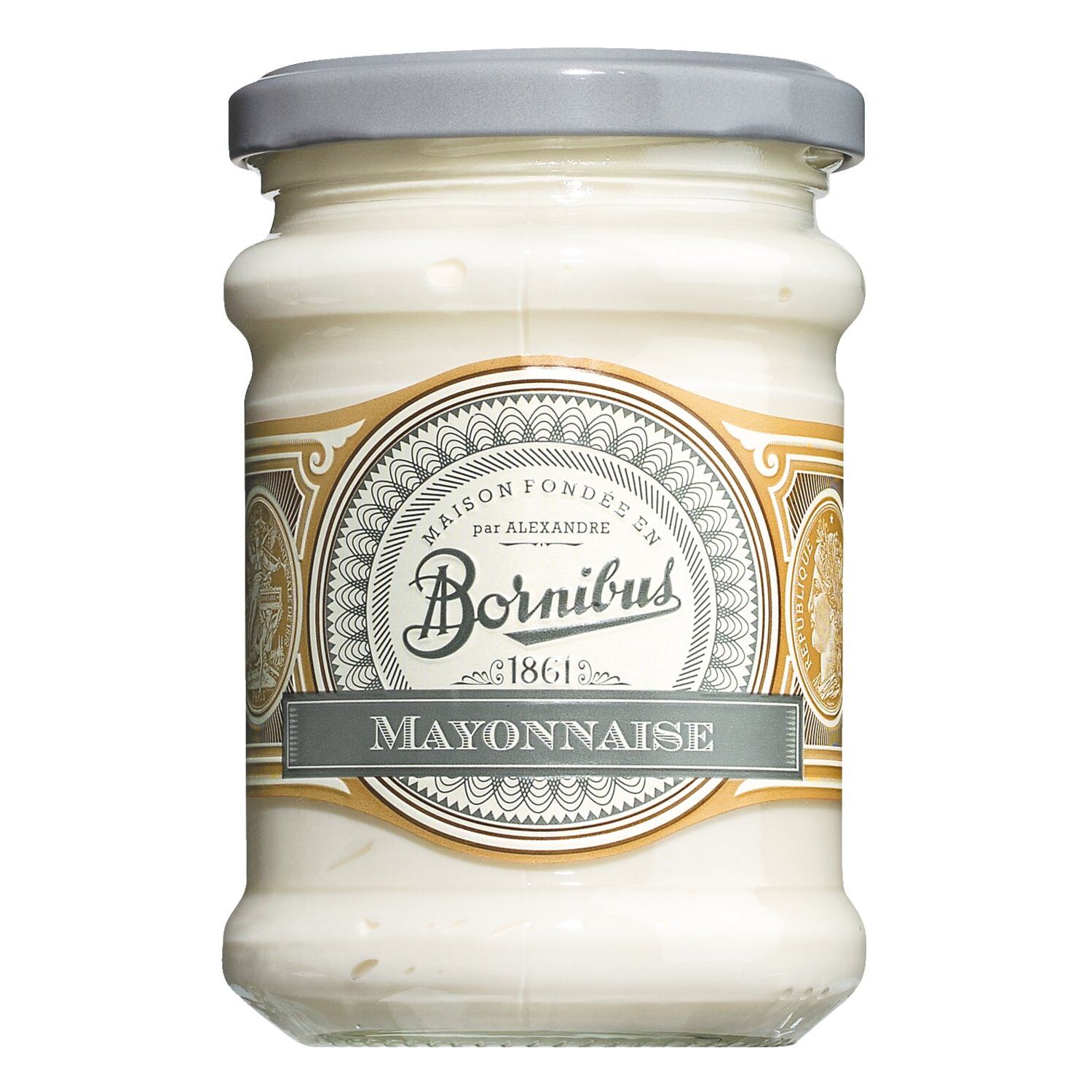 Mayonnaise aus frischem Eigelb von Bornibus, 220 g
