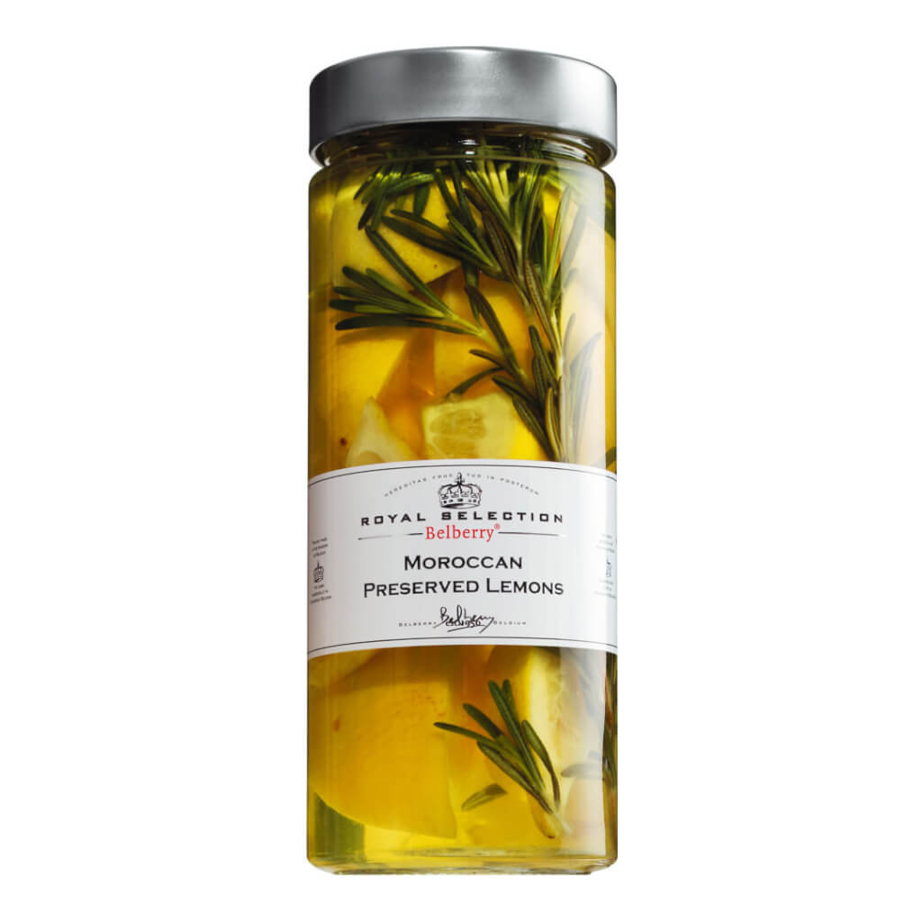 Belberry Marokkanische Salzzitronen, 625 g: Eingelegte Zitronen in Salzlake nach marokkanischer Art.