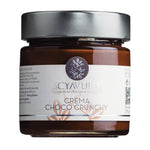 Ein 200g-Glas Schokoladencreme Crunchy von Scyavuru von Accademia Agricole Scyavuru s.r.l.