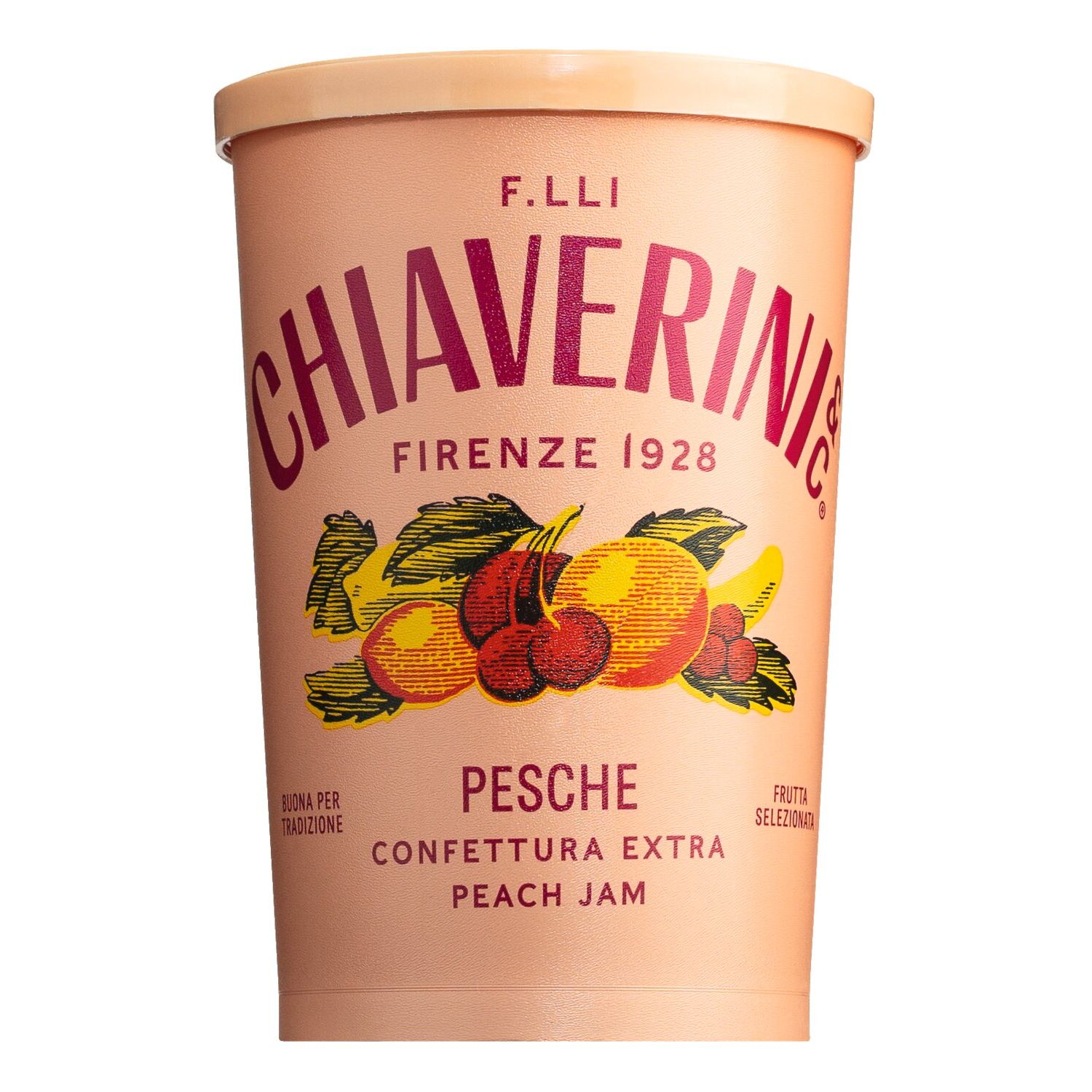 Pfirsichkonfitüre extra aus der Toskana von Chiaverini, 400 g