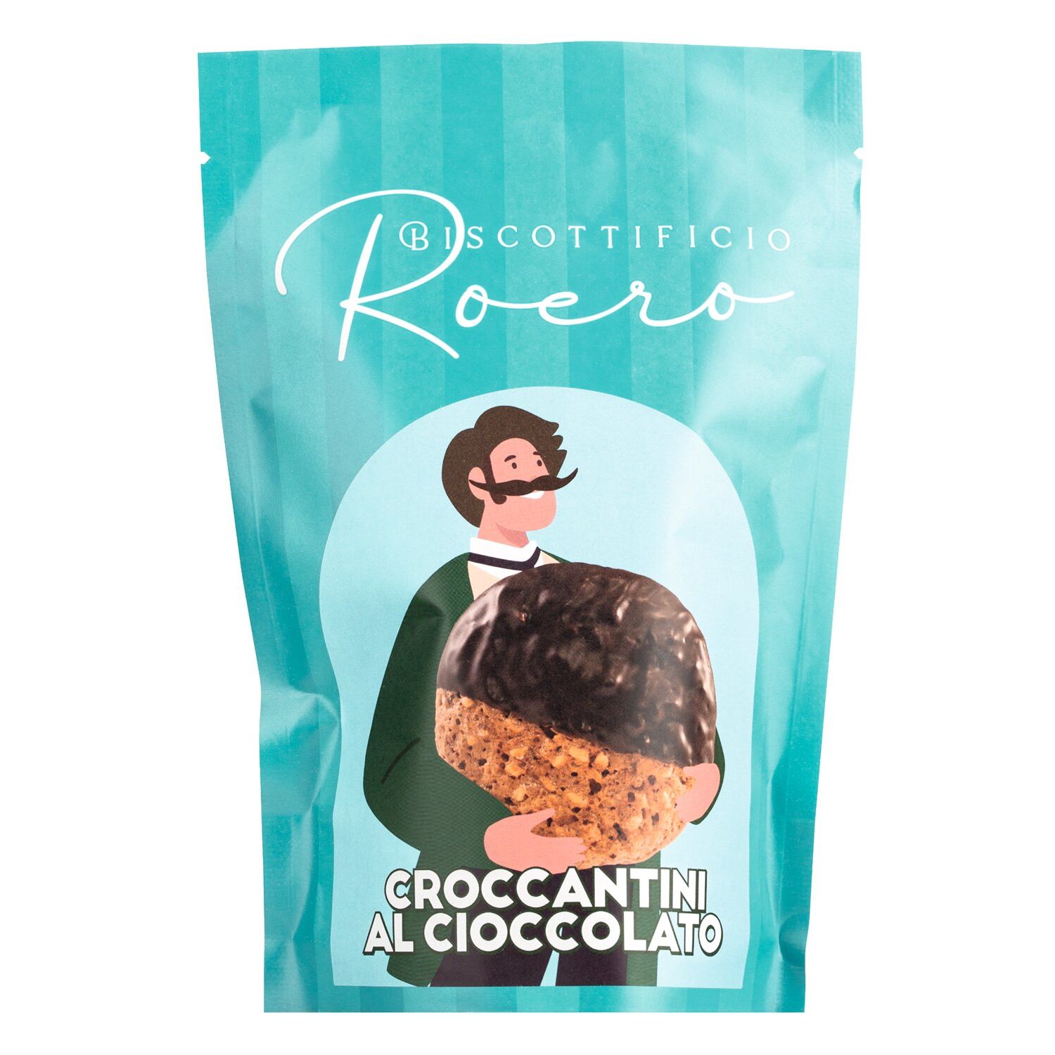 Haselnussgebäck mit dunkler Schokolade von Biscottificio Roero, 150 g