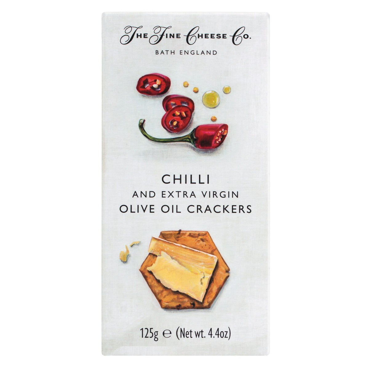 Cracker mit Chili & Olivenöl von Fine Cheese Company, 125 g