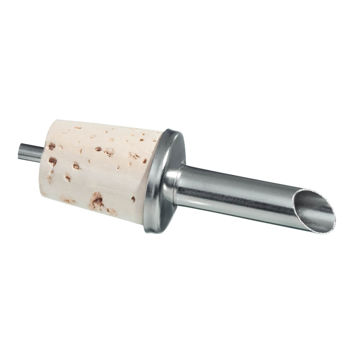 Das Ausgießer aus Kork & Metall von Viani & Co. verfügt über einen Metallausgießer mit Korkstopfen, ideal zum sauberen Ausgießen von Flüssigkeiten aus Flaschen.