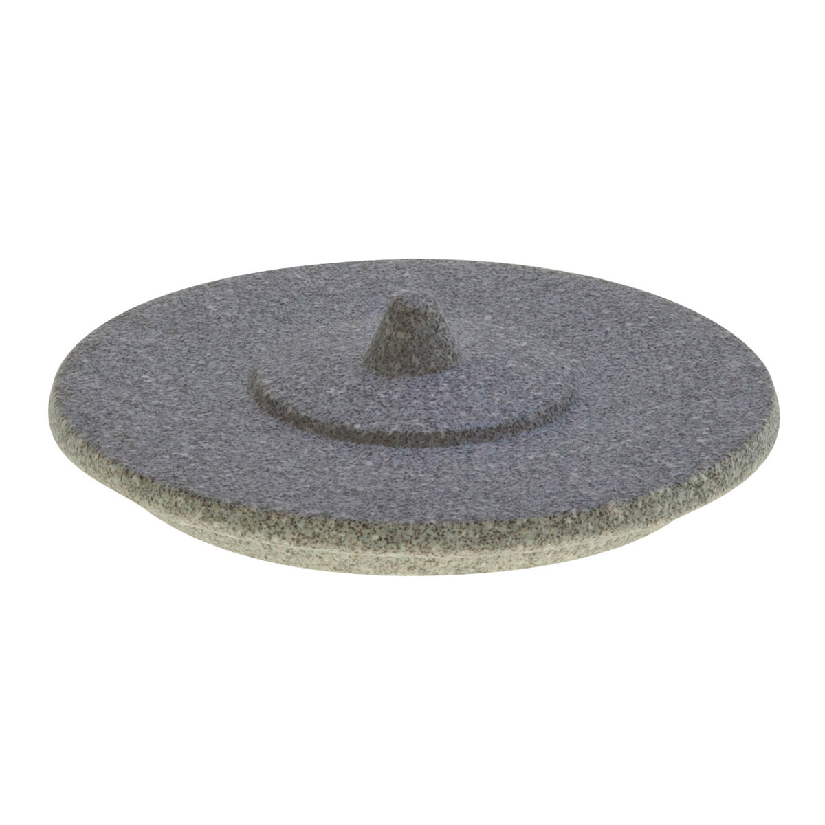 Der Deckel Granicium® für das Schmelzfeuer® Indoor von Denk by Denk Keramik ist ein runder, flacher Granitdeckel mit erhöhtem Mittelgriff, der für die Verwendung mit dem Schmelzfeuer® Indoor konzipiert ist.