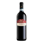 Eine 0,75 l Flasche Campagnola Bardolino Classico DOC Rotwein aus Venetien mit einem roten und cremefarbenen Etikett.