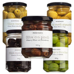 Das 5er Oliven Probierpaket von Primopasto enthält fünf verschiedene Olivensorten - ideal zum Kennenlernen der Marke Primopasto.