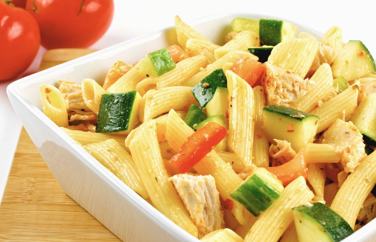 Bild von Penne Rigate Salat